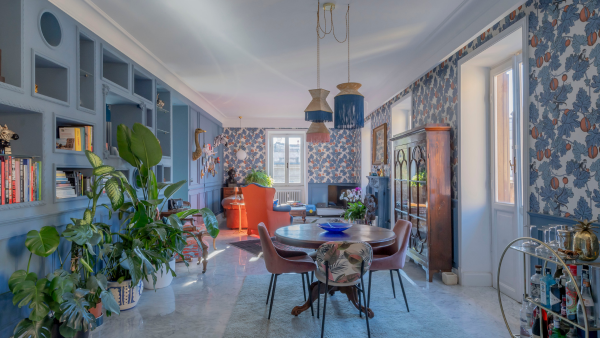 La zona living dell'appartamento Zambesi