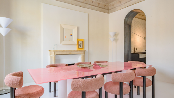 Sala da pranzo dell'appartamento Chaiotte