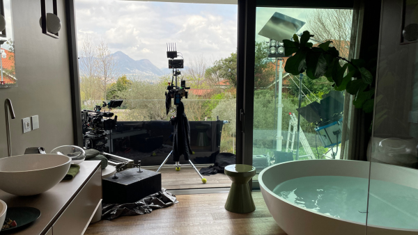 Shooting alla location Mediterraneo