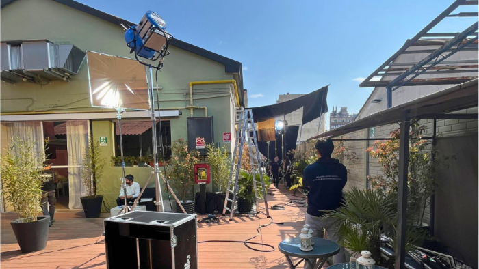Shooting in location