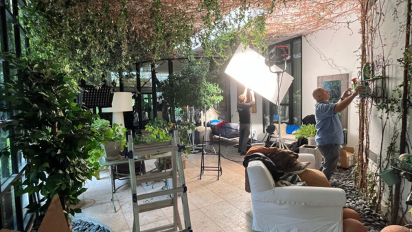 Dietro le quinte di uno shooting in location