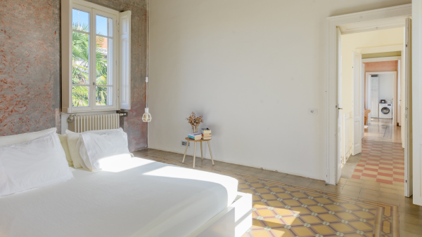 Cementine in camera da letto