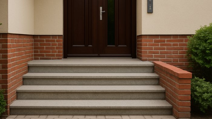 Un esempio di barriera architettonica generato con l'IA