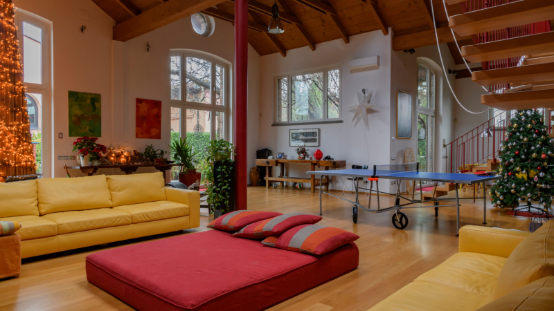 Loft milanese per shooting natalizi