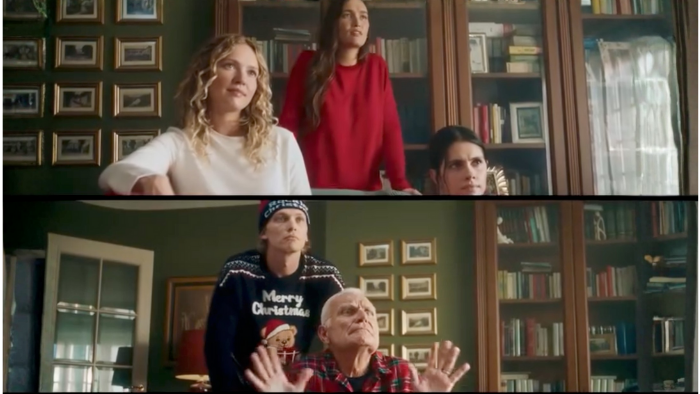 Alcuni dei protagonisti dello spot tv di Tezenis