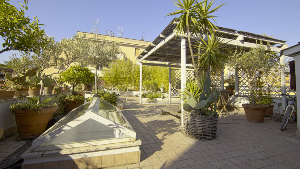 Terrazza per shooting a Roma